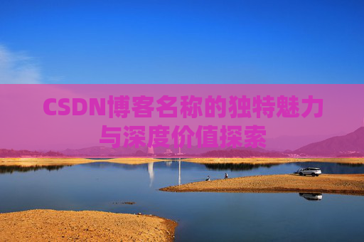 CSDN博客名称的独特魅力与深度价值探索 CSDN博客名称的独特魅力与深度价值探索